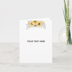 Create Your Own Floral Card