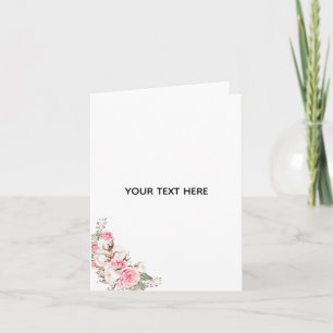 Create Your Own Floral Card