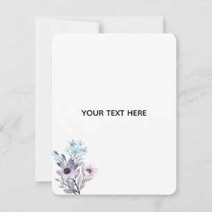 Create Your Own Floral Card