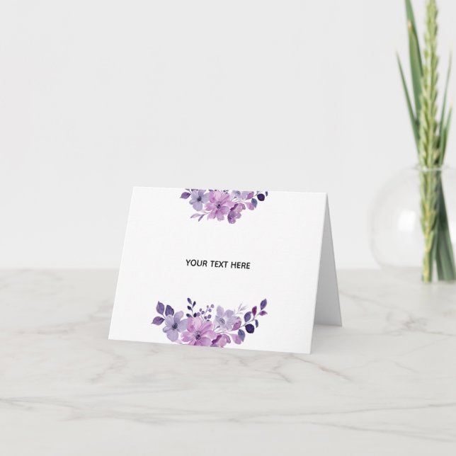 Create Your Own Floral Card (Front)