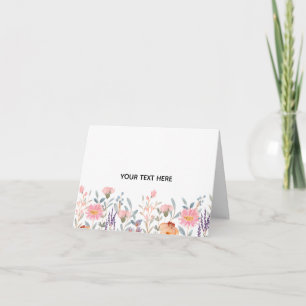 Create Your Own Floral Card