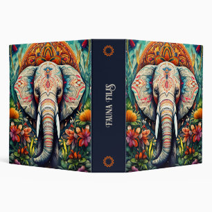 Create Your Own Floral Elephant Mandala Binder