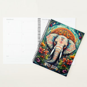 Create Your Own Floral Elephant Mandala Planner