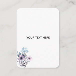 Create Your Own Floral Enclosure Card