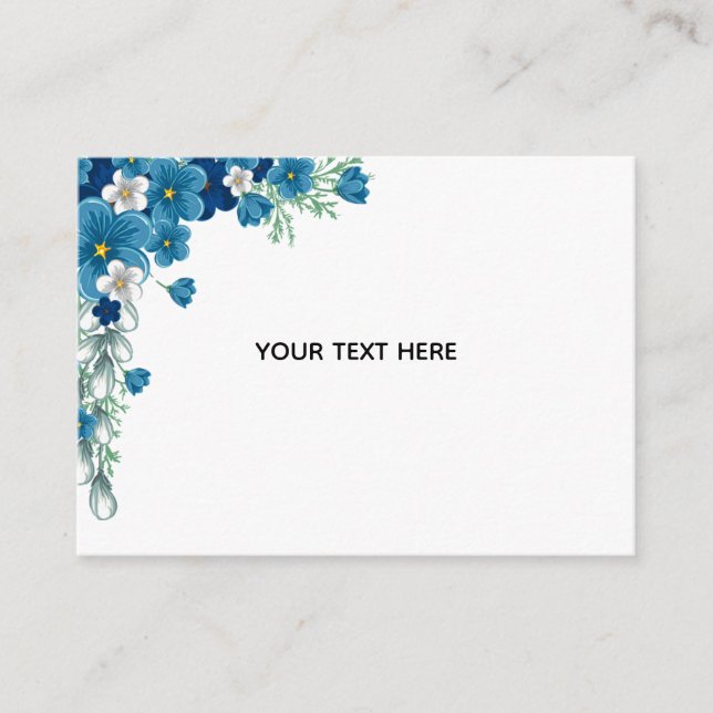 Create Your Own Floral Enclosure Card (Front)