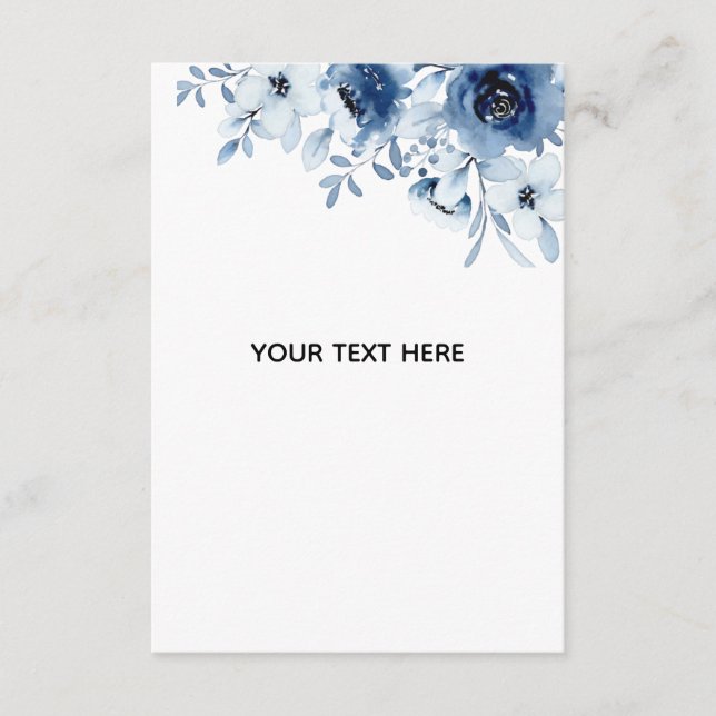 Create Your Own Floral Enclosure Card (Front)