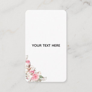 Create Your Own Floral Enclosure Card
