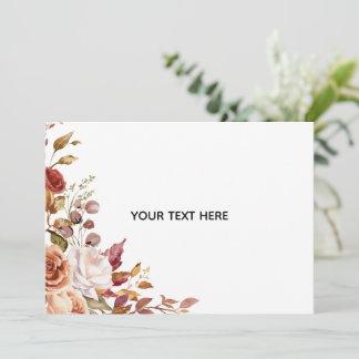 Create Your Own Floral Invitation