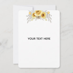 Create Your Own Floral Invitation