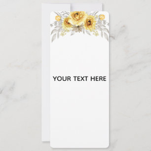 Create Your Own Floral Invitation