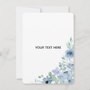 Create Your Own Floral  Invitation