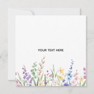 Create Your Own Floral Invitation