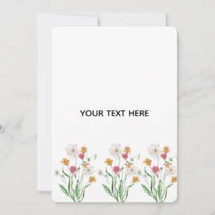 Create Your Own Floral Invitation