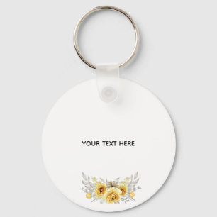 Create Your Own Floral  Keychain