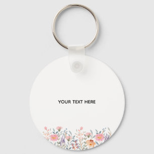 Create Your Own Floral Keychain
