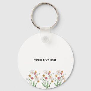 Create Your Own Floral  Keychain