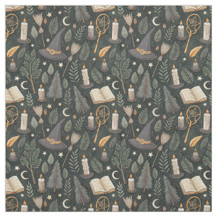 Create Your Own Floral Lughnasadh Forest Magic Fabric