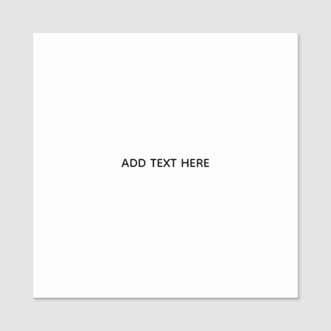 Create Your Own Floral  Name Tag (Front)