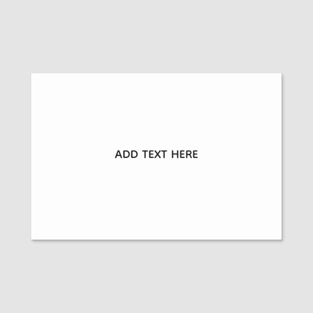 Create Your Own Floral  Name Tag (Front)