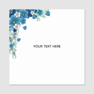 Create Your Own Floral Name Tag