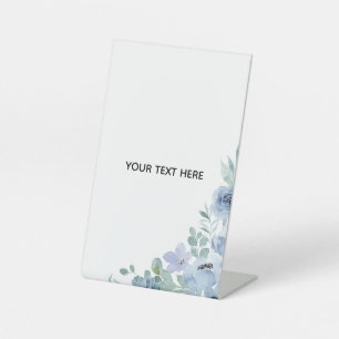 Create Your Own Floral  Pedestal Sign