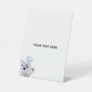 Create Your Own Floral Pedestal Sign
