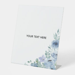 Create Your Own Floral  Pedestal Sign