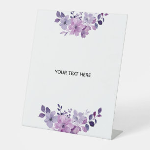 Create Your Own Floral Pedestal Sign