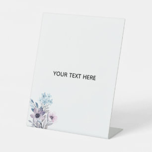 Create Your Own Floral Pedestal Sign