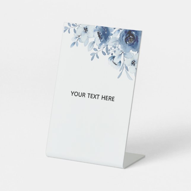 Create Your Own Floral Pedestal Sign (Front)