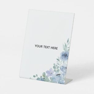 Create Your Own Floral  Pedestal Sign
