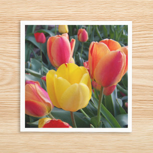 Create Your Own Floral Photo Napkin