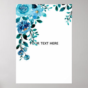 Create Your Own Floral Poster