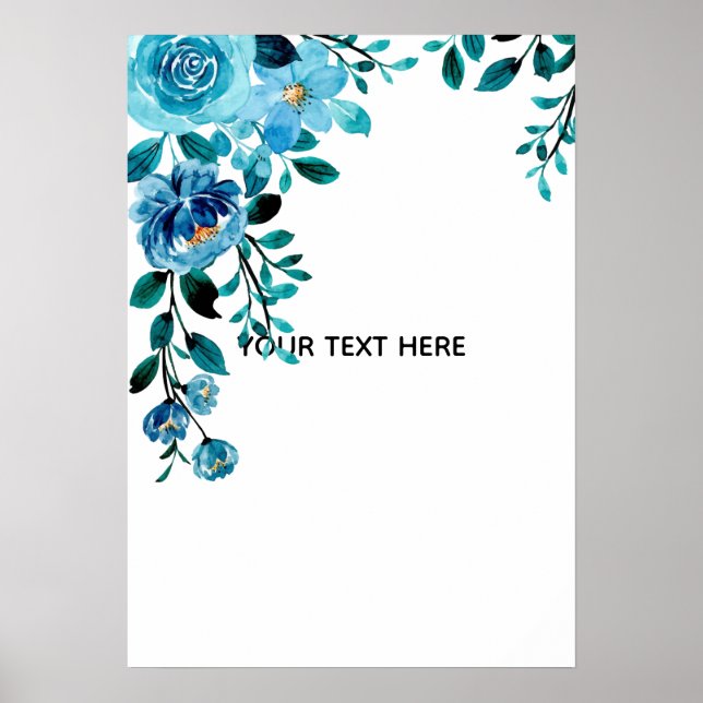 Create Your Own Floral Poster (Front)