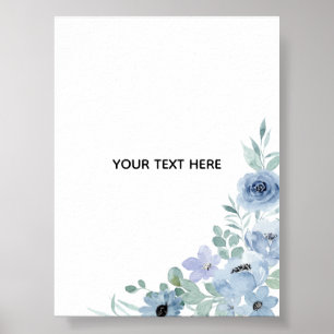 Create Your Own Floral Poster