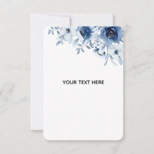 Create Your Own Floral RSVP Card