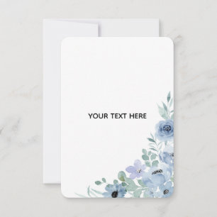 Create Your Own Floral RSVP Card