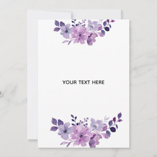 Create Your Own Floral Thank You Card