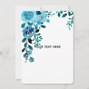 Create Your Own Floral Thank You Card