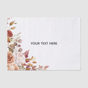 Create Your Own Floral Tissue Paper