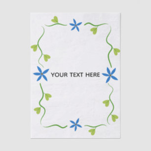 Create Your Own Floral Tissue Paper
