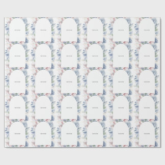 Create Your Own floral Wrapping Paper