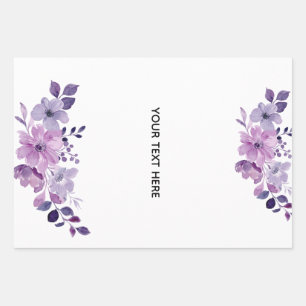 Create Your Own Floral Wrapping Paper Sheet