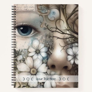 Create Your Own Flower Goddess Floral Botanical Notebook