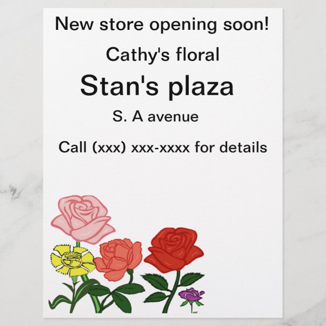 Create Your own Flyer (Front)