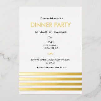 Create Your Own Foil Invitation