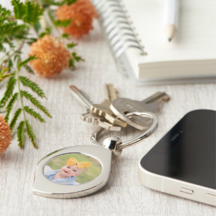 Create Your Own Frameless Kids Children Baby Photo Keychain
