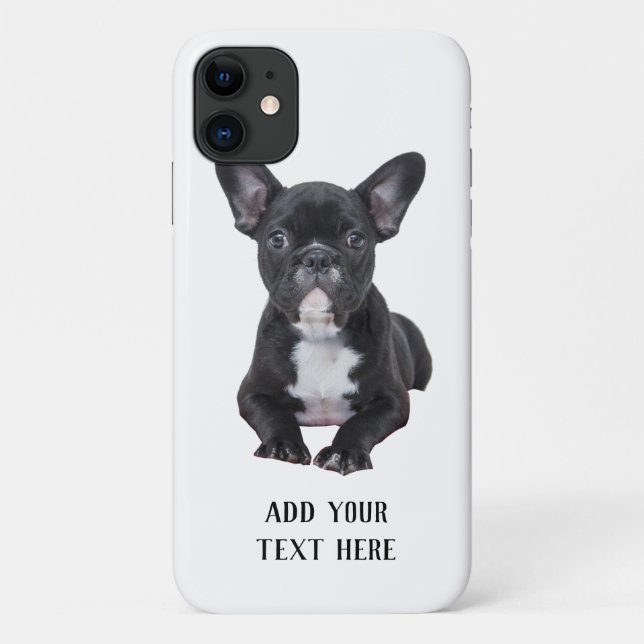 Create Your Own French Bulldog Case-Mate iPhone Case (Back)