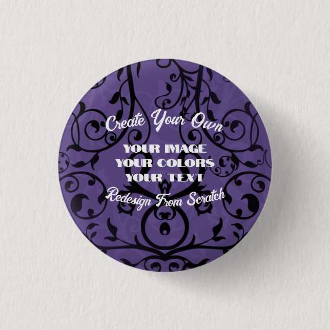 Create Your Own Fully Customized 1 Inch Round Button (Front)