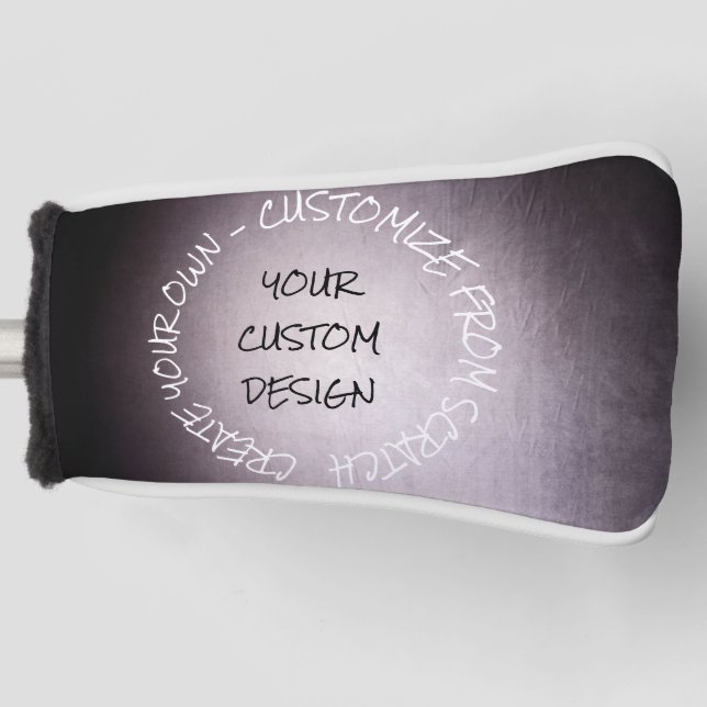 Create Your Own Fully Customized Golf Head Cover (Front)